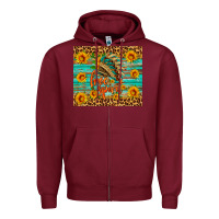 Burgundy free spirit Zipper Hoodie - HRA Design Shop