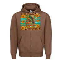 Chestnut free spirit Zipper Hoodie - HRA Design Shop