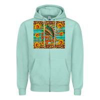 Seafoam free spirit Zipper Hoodie - HRA Design Shop