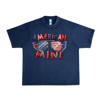 Navy American mini Urban Heavy Tee - Zillion Design Studio