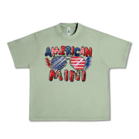 Oil Green American mini Urban Heavy Tee - Zillion Design Studio