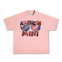 Salmon American mini Urban Heavy Tee - Zillion Design Studio