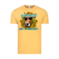 Vintage Mustard not my pasture not my bullshit Vintage Tee - texasbilliewilder