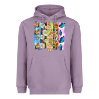 Lavender easter bunny butterfly daisy and sunflower with cowhide and  leopard b Heavyweight Hoodie - Artiststas