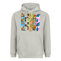 Moon Dust easter bunny butterfly daisy and sunflower with cowhide and  leopard b Heavyweight Hoodie - Artiststas
