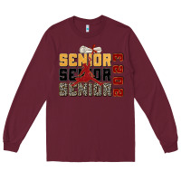 Burgundy senior senior senior 2023 Long Sleeve Tee - Zillion Design Studio