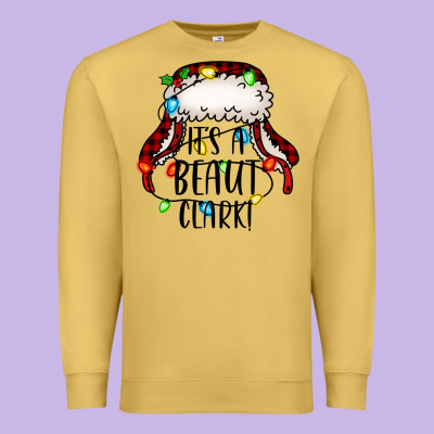 It's A Beaut Clark Christmas Vacation Premium Sweatshirt Designed By Jasminsmagicworld