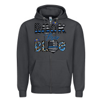 Smoke back the blue1 Zipper Hoodie - CowhideDigitalArt