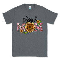 Charcoal Heather blessed mom Classic Tee - BarkalooDesign
