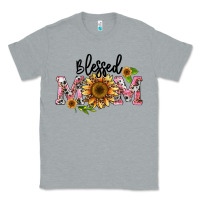 Heather Grey blessed mom Classic Tee - BarkalooDesign