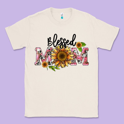 Blessed Mom Classic Tee Designed By Barkaloodesign