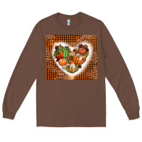 Chestnut western fall heart Long Sleeve Tee - AdoDesignShop