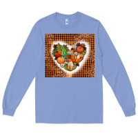 Colony Blue western fall heart Long Sleeve Tee - AdoDesignShop