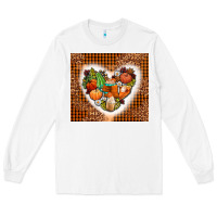 White western fall heart Long Sleeve Tee - AdoDesignShop