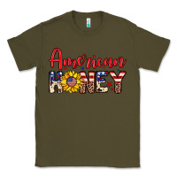 Army Green American honey Classic Tee - Neo Western