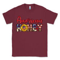 Burgundy American honey Classic Tee - Neo Western