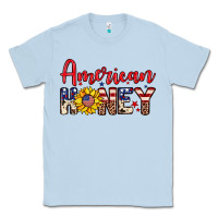 Dusty Blue American honey Classic Tee - Neo Western