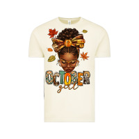 Vintage Arctic october girl afro woman fall Vintage Tee - texasbilliewilder