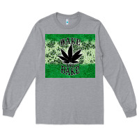 Heather Grey wake and bake tumbler3 Long Sleeve Tee - CTS Tumbler Store