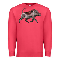 Cardinal Warthog Illustrations Premium Sweatshirt - LillyAllenDesigns