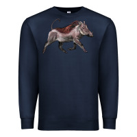 Navy Warthog Illustrations Premium Sweatshirt - LillyAllenDesigns