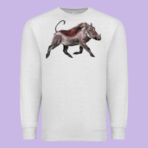 Warthog Illustrations Premium Sweatshirt Designed By Lillyallendesigns