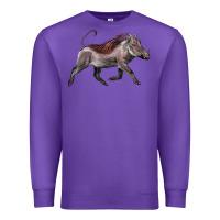 Purple Warthog Illustrations Premium Sweatshirt - LillyAllenDesigns