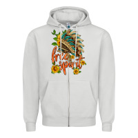 Free Spirit Sunflower And Indian Headdress Zipper Hoodie | Teevron