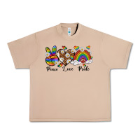 Burro peace love pride Urban Heavy Tee - texasbilliewilder