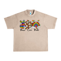 French Oak peace love pride Urban Heavy Tee - texasbilliewilder