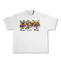 Lunar Rock peace love pride Urban Heavy Tee - texasbilliewilder