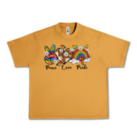 Peanut Butter peace love pride Urban Heavy Tee - texasbilliewilder
