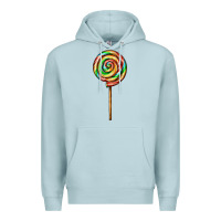 Blue Mist rainbow lollipop Premium Hoodie - AdoDesignShop