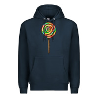 Navy rainbow lollipop Premium Hoodie - AdoDesignShop