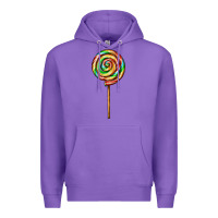 Purple rainbow lollipop Premium Hoodie - AdoDesignShop