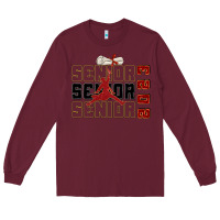 Burgundy senior senior senior 2023 Long Sleeve Tee - Zillion Design Studio