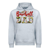 Heather Grey baseball dad Urban Hoodie - BundleAndBundleShop