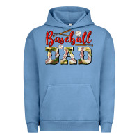 Pigment Pebble Blue baseball dad Urban Hoodie - BundleAndBundleShop