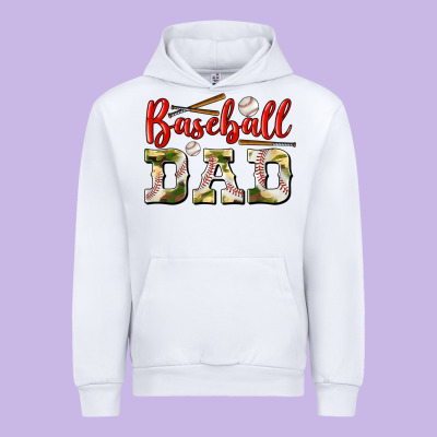 Baseball Dad Urban Hoodie Designed By Bundleandbundleshop