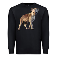 Black Baby Hyena Illustrations Premium Sweatshirt - LillyAllenDesigns