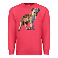 Cardinal Baby Hyena Illustrations Premium Sweatshirt - LillyAllenDesigns