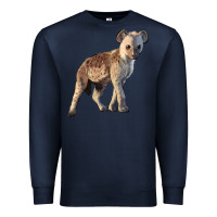 Navy Baby Hyena Illustrations Premium Sweatshirt - LillyAllenDesigns