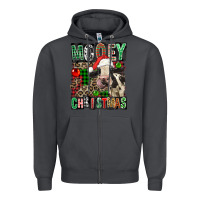 Smoke Mooey christmas Zipper Hoodie - FaDigitalArtStudio