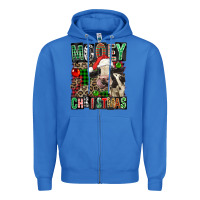 True Royal Mooey christmas Zipper Hoodie - FaDigitalArtStudio