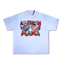 Grape Ice American mama Urban Heavy Tee - Zillion Design Studio