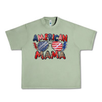 Oil Green American mama Urban Heavy Tee - Zillion Design Studio