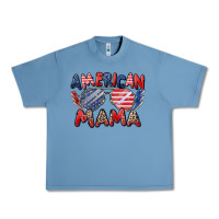 Pebble Blue American mama Urban Heavy Tee - Zillion Design Studio