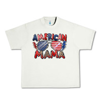 Pistachio American mama Urban Heavy Tee - Zillion Design Studio