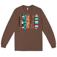 Chestnut Western brushstrokes Long Sleeve Tee - CTS Tumbler Store