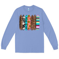 Colony Blue Western brushstrokes Long Sleeve Tee - CTS Tumbler Store